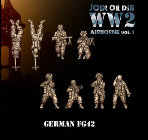 3d Breed Germans: Fallschirmjäger infantry with FG42