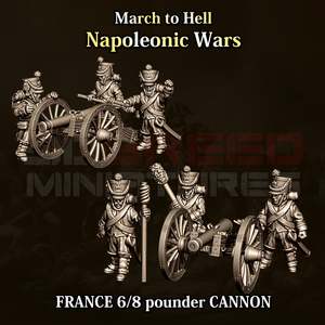 3d Breed Napoleonics: French 8pdr Cannon
