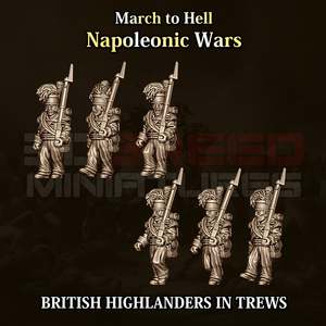 3d Breed Napoleonics: British Highlander Infantry in Trews