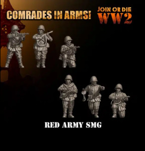 3d Breed Ww2 Russians: Soviet Infantry SMGs