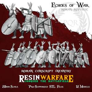 Resin Warfare Romans: Conscript Swordsmen