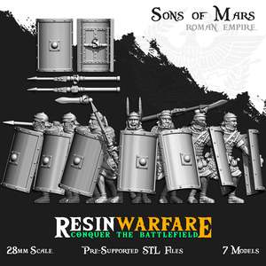 Resin Warfare Imperial Roman: Legionnaires - Lorica Hamata