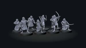 Potbelly Emishi Range: Emishi Foot Archers - STL Only