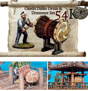 Ian Lovecraft Miniatures: Okedo Daiko Drummer