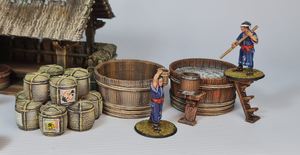 Ian Lovecraft Miniatures: Sake Brewery Scatter Terrain