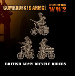 3d Breed Ww2 Commonwealth: Commonwealth Infantry on bicycles