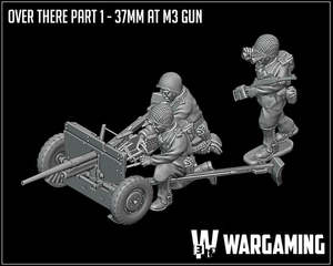 W3 Us Army North Africa: US Infantry 37mm AT - North Africa