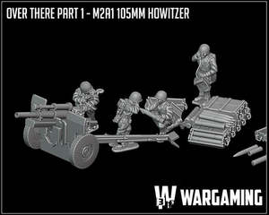 W3 Us Army North Africa: US Infantry 105mm Howitzer - North Africa