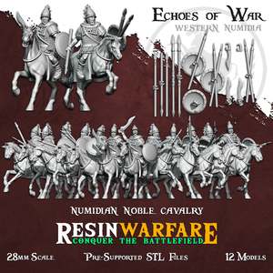 Resin Warfare Numidians: Numidian Heavy Cavalry