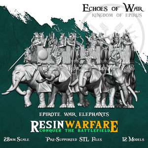 Epirote Elephants with howdah