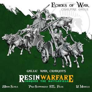 Resin Warfare Cisalpine Gauls: Gallic Chariots
