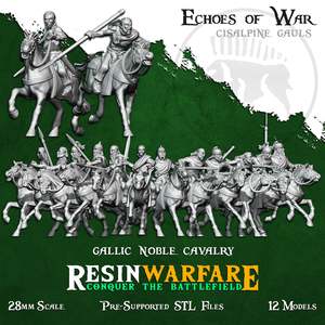 Resin Warfare Cisalpine Gauls: Gallic Cavalry