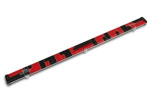 Peradon Halo 3/4 Cue & Extension Case - Red Patchwork - PotBlack NZ