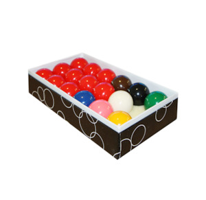 Products: Economy Snooker 2" Ball Set - 10 Red Balls - PotBlack NZ