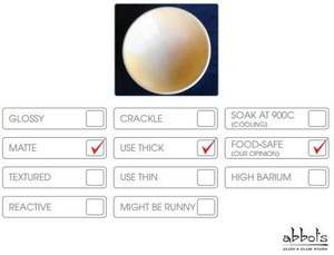 Products: Abbots Buttercup Powdered Glaze 2kg - Botpots