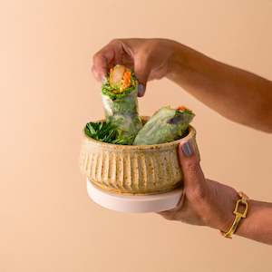 Fluted Lost In New York Travel Bowl