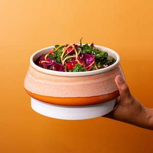 Desert Ochre Ceramic Travel Bowl