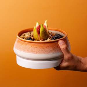 Desert Sand Ceramic Travel Bowl