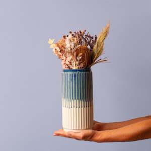 Fluted Cylinder Vase