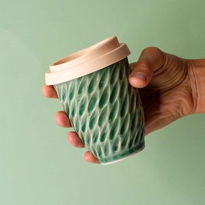 Sage Ceramic Travel Cup