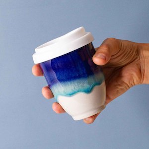 Ocean Bliss Ceramic Travel Cup