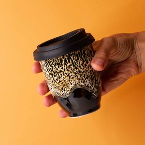 Ceramic Cups And Bowls: Cougar Ceramic Travel Cup