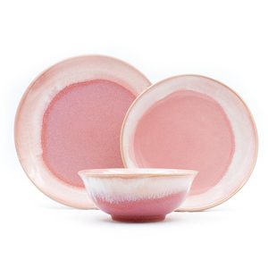 Tableware: Settle In 3 Piece Set Raspberry Beret