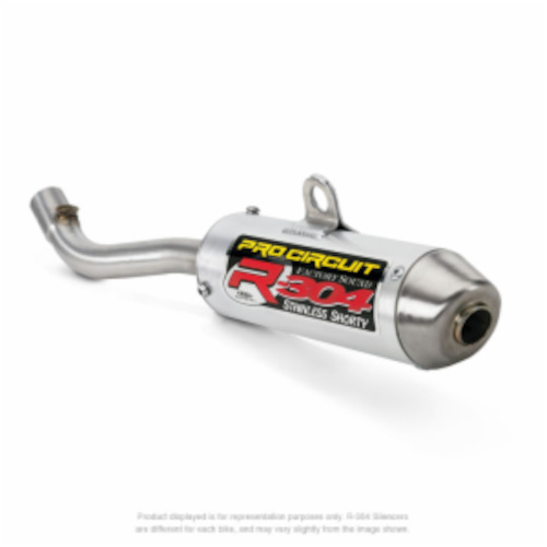 R 304 Silencer: Kawasaki KX125 2003-08 R-304 Shorty Silencer
