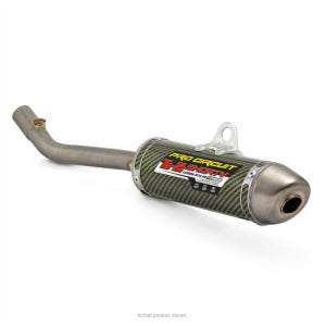 Ti 2 Silencer: Kawasaki KX125 2003-08 Ti-2 Shorty Ti/Kevlar Silencer