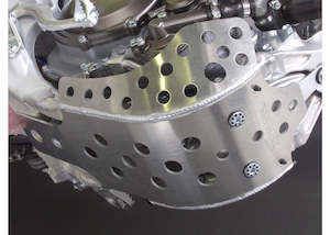 Skid Plate: Yamaha YZ250F 2010-13 Skid Plate - Extended Coverage