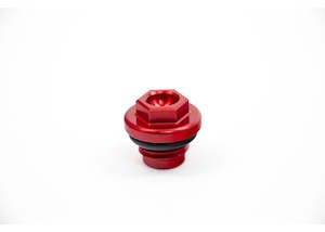 Oil Fill Plugs: Honda CRF250R 2018-23/CRF450R 2020-23 - Oil Fill Plug - Red