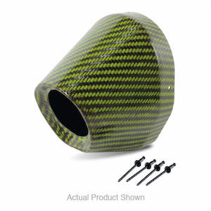 Bike Parts: Green Carbon Fibre End-Cap Replacement - Hole size 1.75"