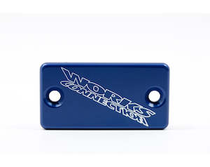 Works Connection: Works Connection Front Brake Cover/Cap YZ65 20-26 YZ85 10-26 Blue