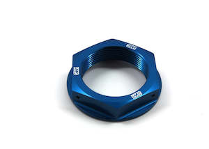 Works Connection: Honda CRF250R 2004-23 / CRF450R 2002-23 Steering Stem Nut - Blue