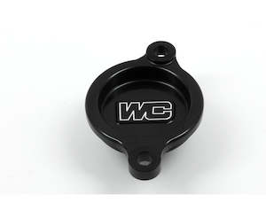 Works Connection: Honda Oil Filter Cover - Black 17-25