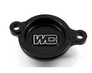 Honda Oil Filter Cover - Black 18-25