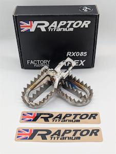 Raptor Titanium: KTM / Husqvarna / Gas Gas 85cc 2025 Apex Footpegs