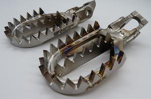 Raptor Titanium: Husqvarna / KTM / GAS GAS 125-450cc 2018-22 85 2018-24 Apex Footpegs