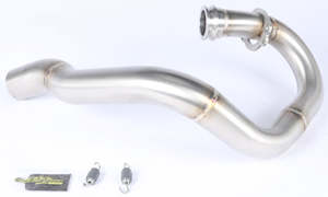 T 6 Slip On Silencer: Honda CRF450R 2011-12 Stainless Steel Header Pipe