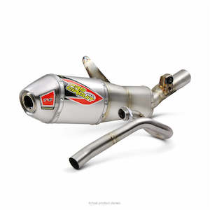 T 6 Slip On Silencer: Honda CRF250R/CRF250RX 2022-23 T-6 Stainless System