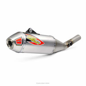 T 6 Slip On Silencer: Kawasaki KX250F 2021-23 / KX250X 2021-23 T-6 Stainless Slip-on