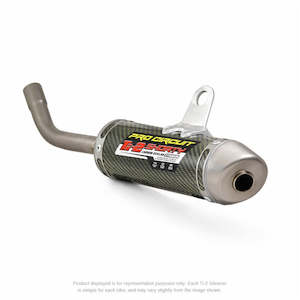 Ti 2 Silencer: KTM 85SX 18-24 / Gas Gas MC85 / Husqvarna TC85 18-24 Ti-2 Carbon Silencer