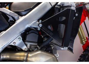 Radiator Brace: Honda CRF250R 2022-24/CRF450R 2021-24 Radiator Braces - Black