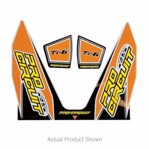 Decals: Ti-6 Exhaust Decal Kit - Orange