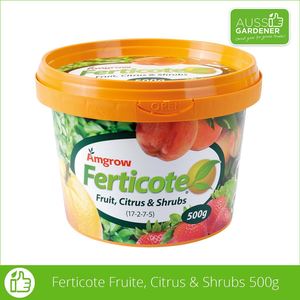 Plant Food: Amgrow Ferticote Fruit Citrus & Shrub Tub - Slow Release Fertiliser