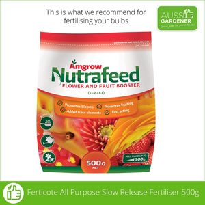 Plant Food: Amgrow Nutrafeed Fruit & Flower Booster-Bulb Liquid Fertiliser 500g