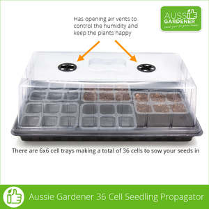 Aussie Gardener 36 Cell Seedling Propagator