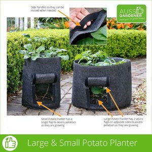Aussie Gardener Potato Grow Bags - Reusable Heavy Duty Planter Bags - the easy w&hellip;