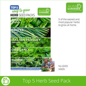 Aussie Gardener Top 5 Herb Seeds