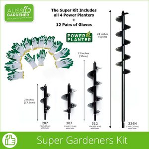 Healthy Homes Tv Show: Super Gardeners Kit - includes all 4 Power Planters